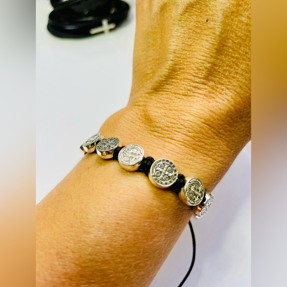 Beautiful Set 2Pc Set unisex bracelets San Benito, protection, blessing handmade - Picture 14 of 17